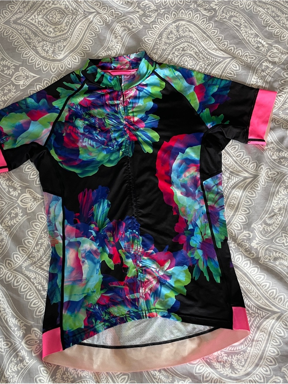 Shebeest Divine Kleo Bloom Short Sleeve Cycling Jersey